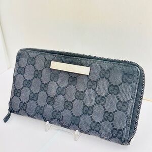 Gucci Black Monogram Wallet